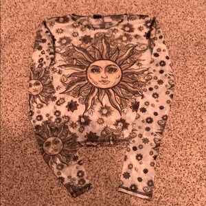 Solstice Sheer Long Sleeve Top